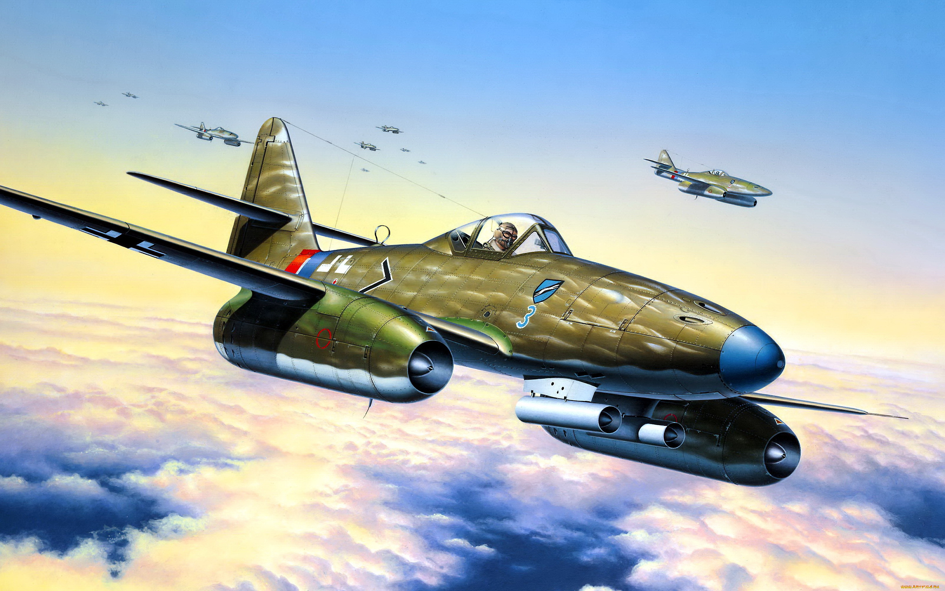 messerschmitt, me, 262a, 1a, , 3, , graphic